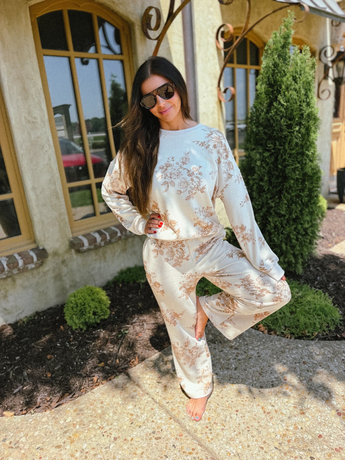 Country Toile Lounge Set