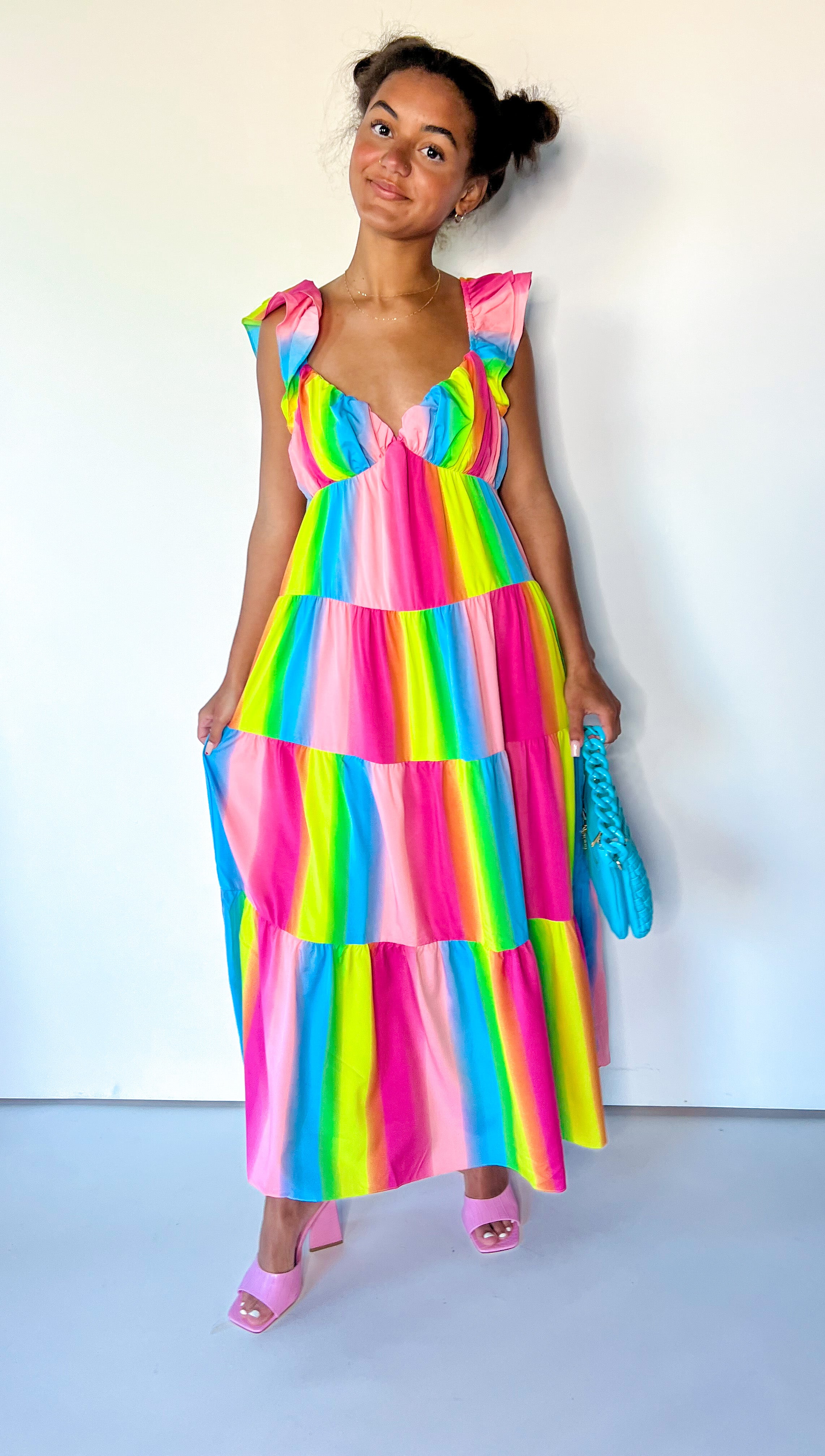 Ombre hotsell rainbow dress