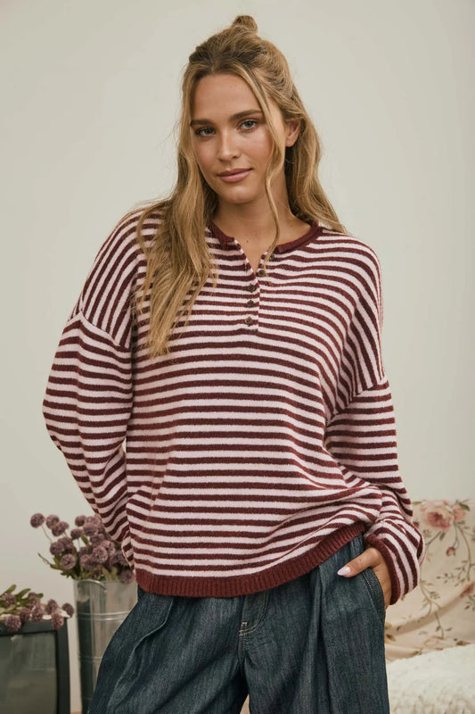 Woodland Stripe Sweater