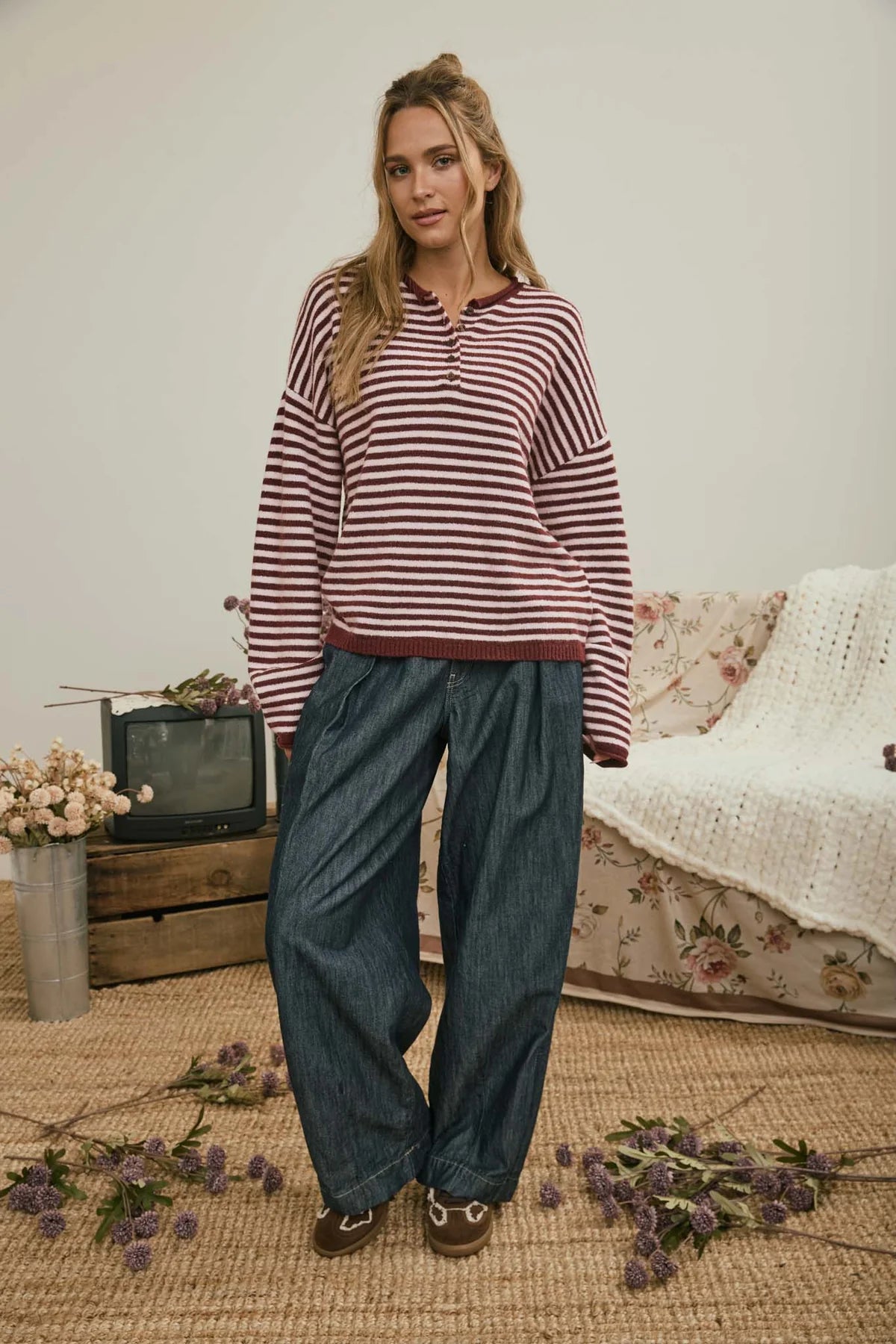 Woodland Stripe Sweater