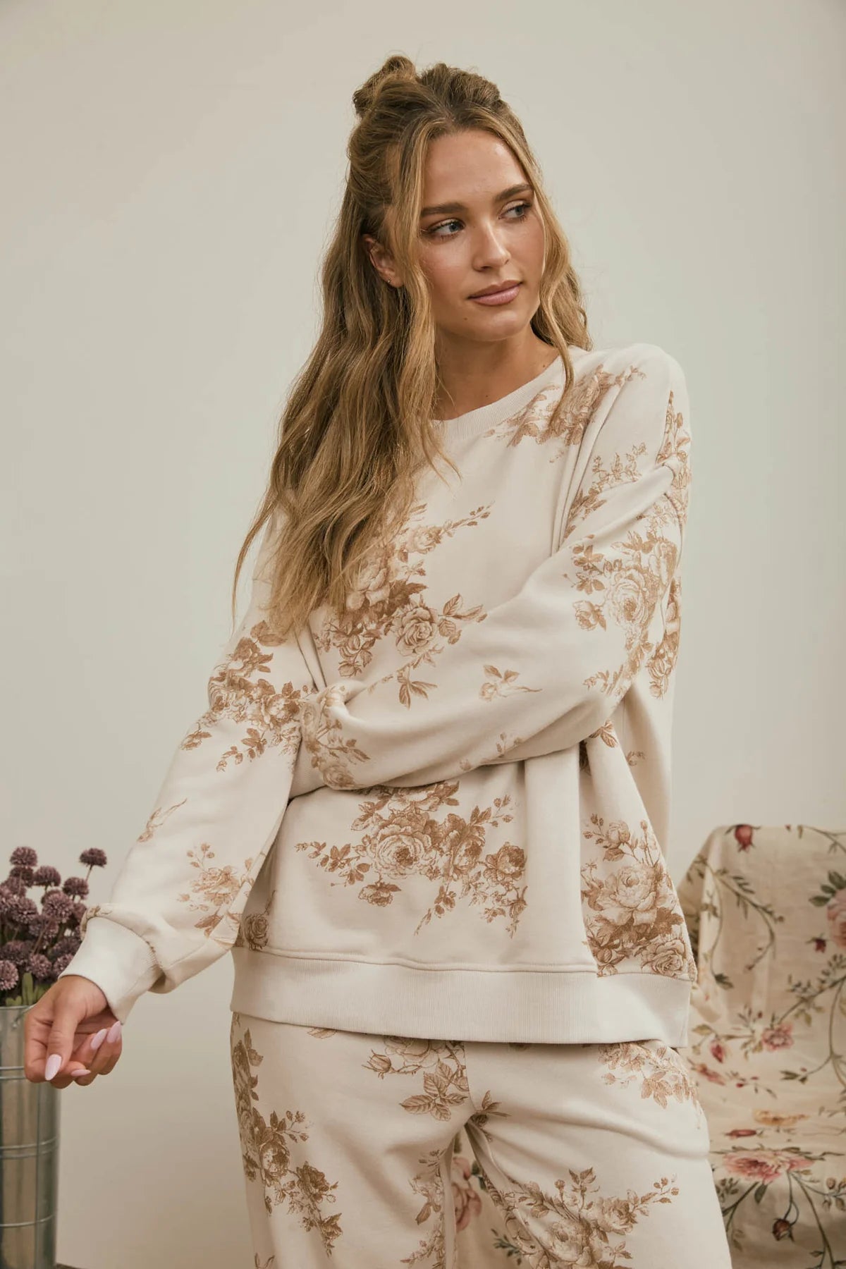 Country Toile Lounge Set