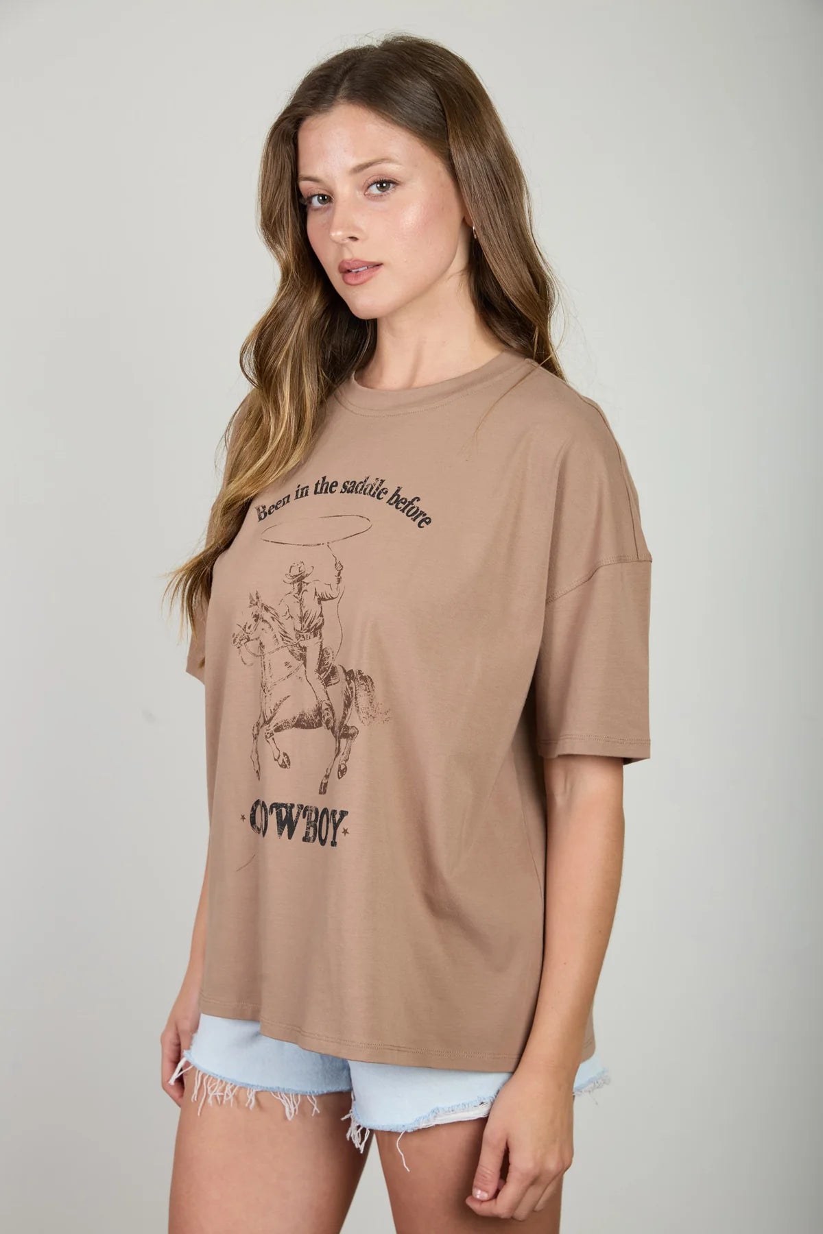 Cowboy Oversized Graphic Tee