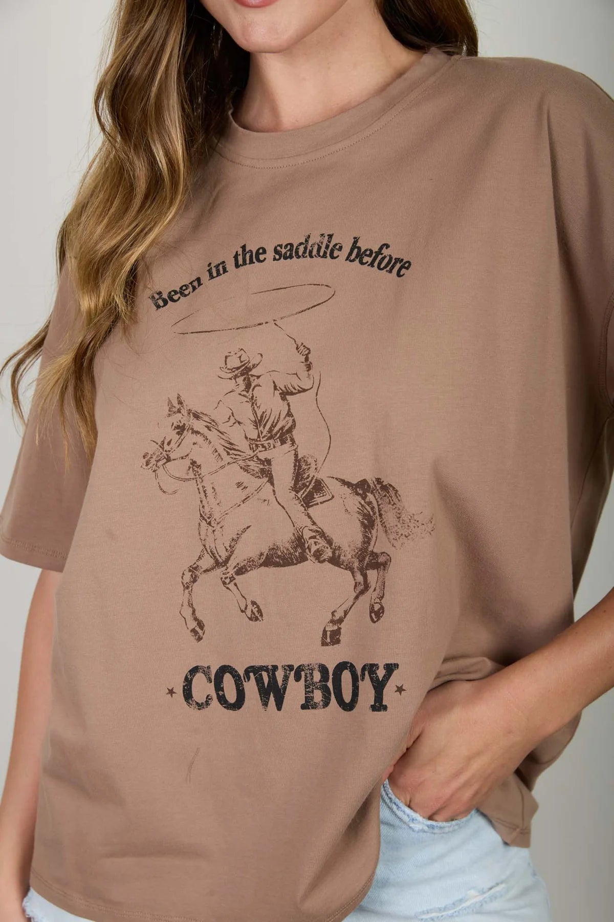 Cowboy Oversized Graphic Tee