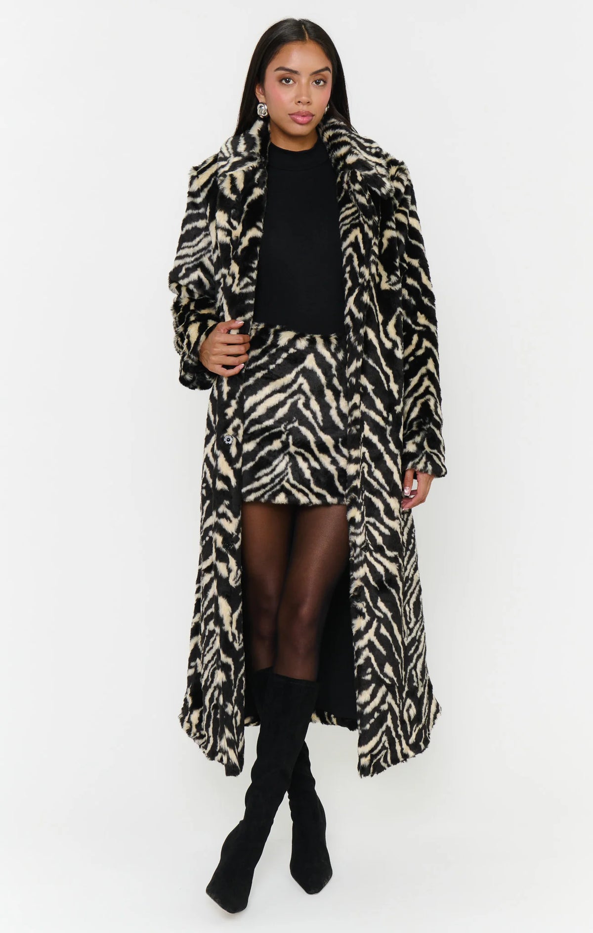 Miss Cindy Zebra Overcoat