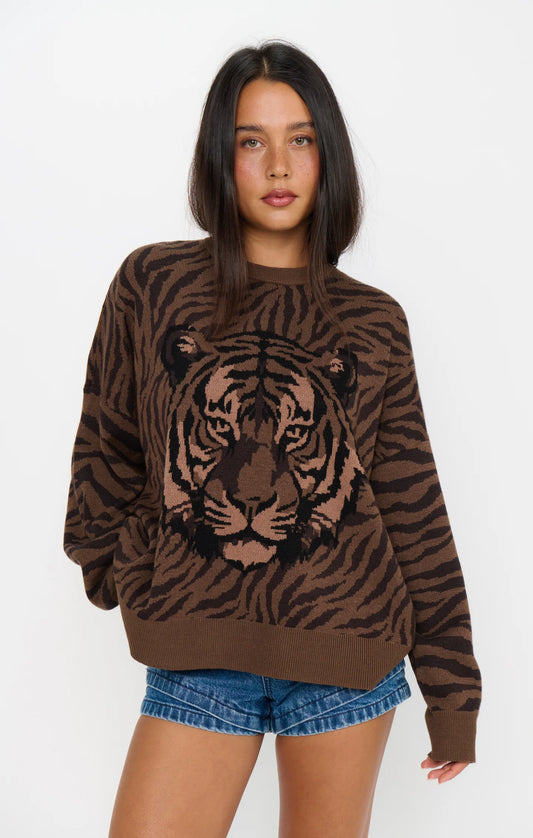 Wild Tiger Seasons Sweater