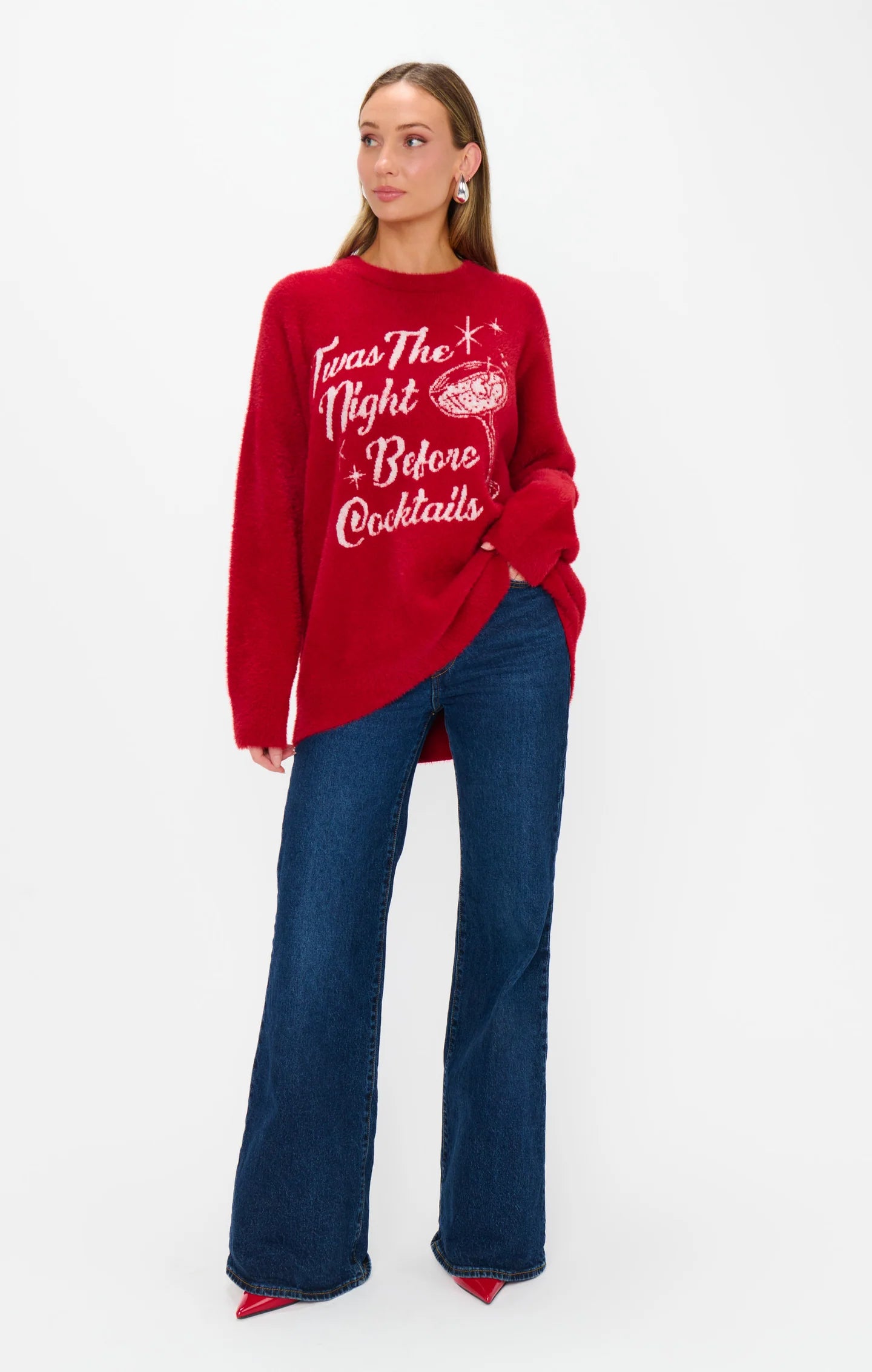 Twas the Night Knit Classic Crewneck Sweater