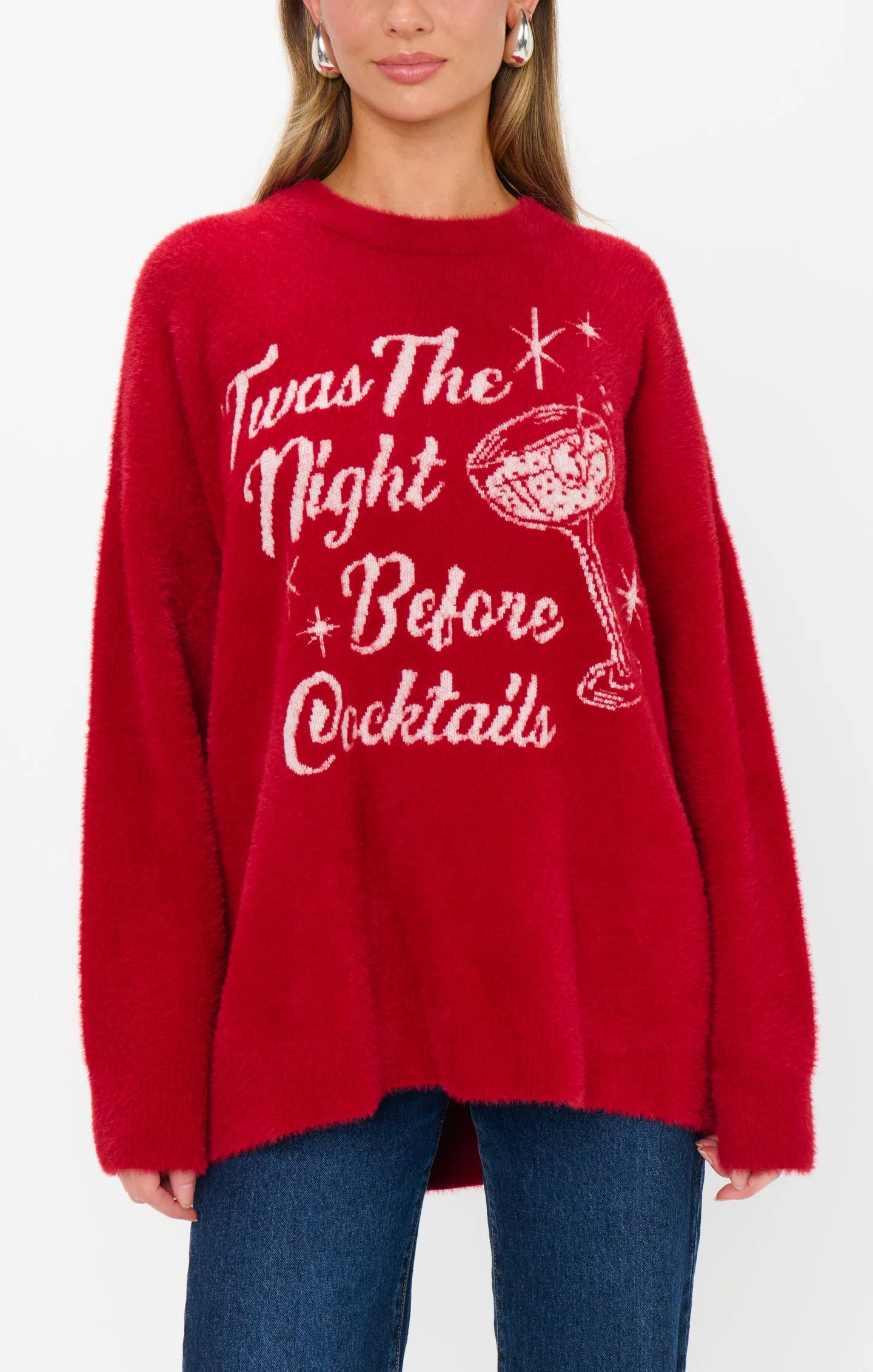 Twas the Night Knit Classic Crewneck Sweater