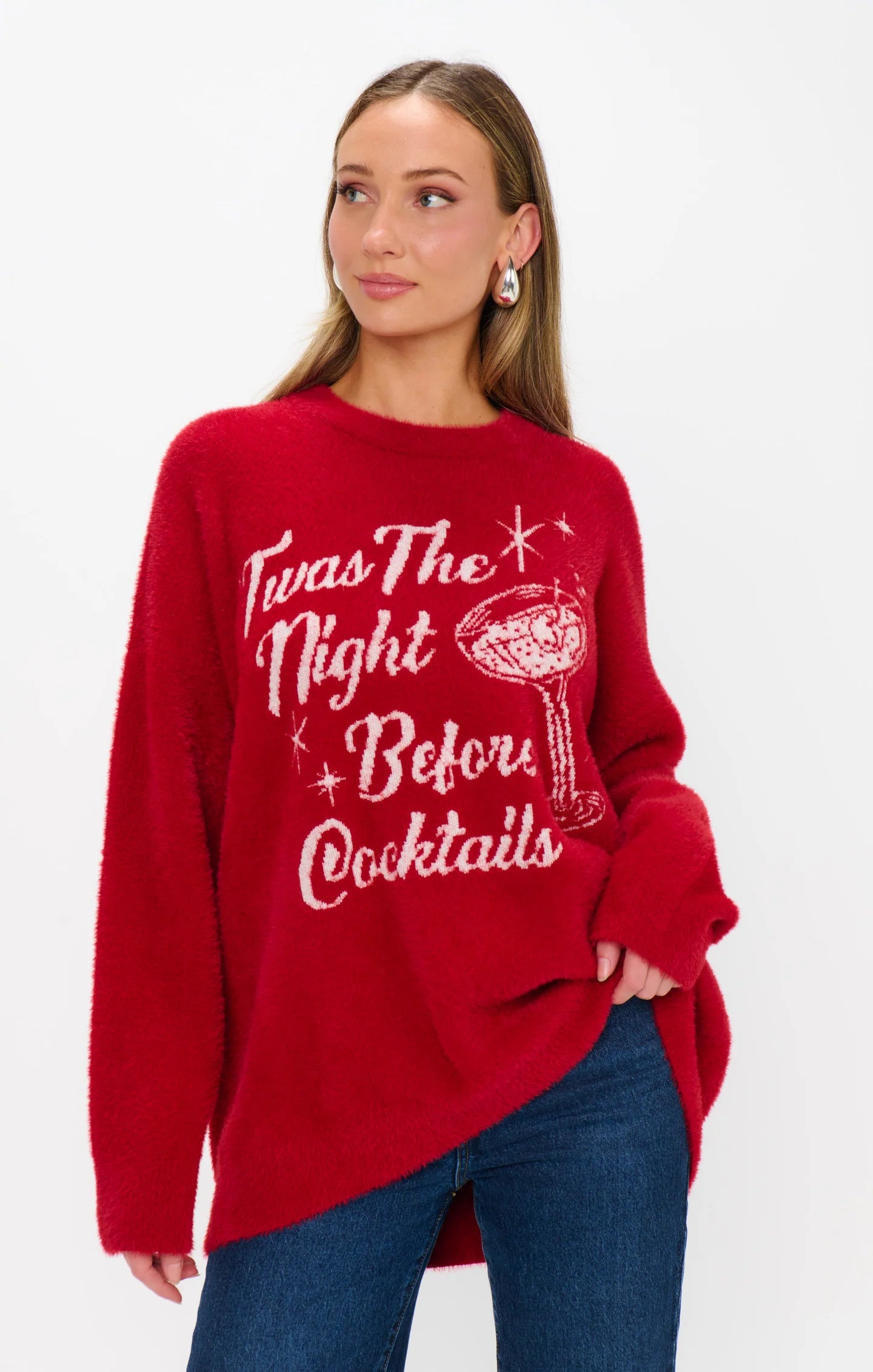 Twas the Night Knit Classic Crewneck Sweater