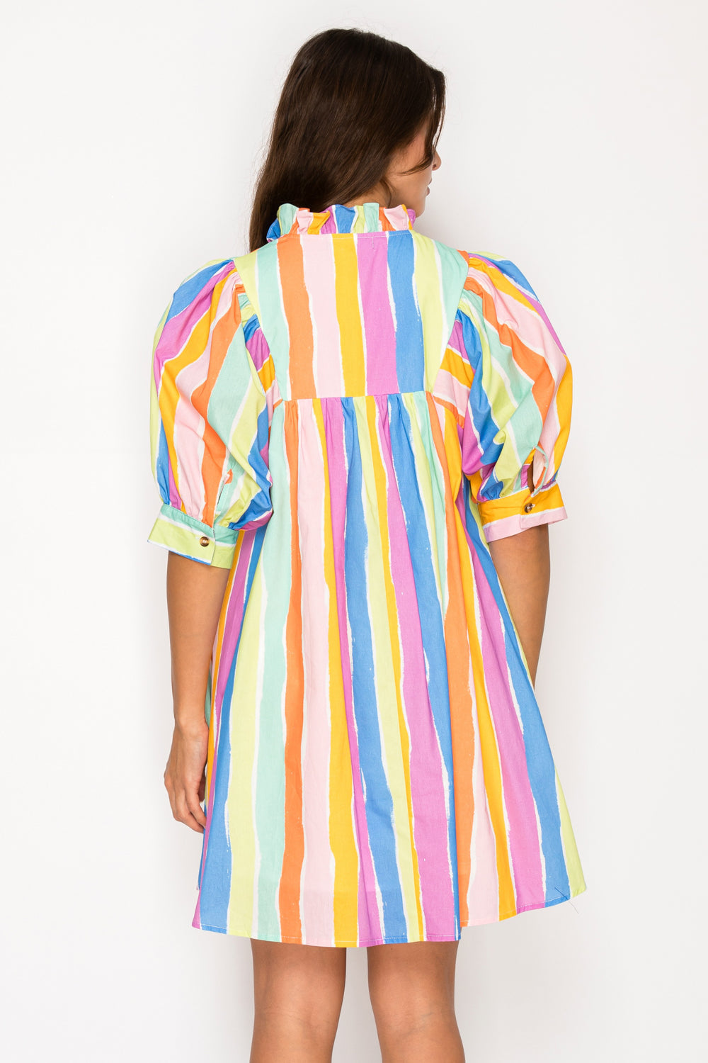 Sirena Stripe Short Dress