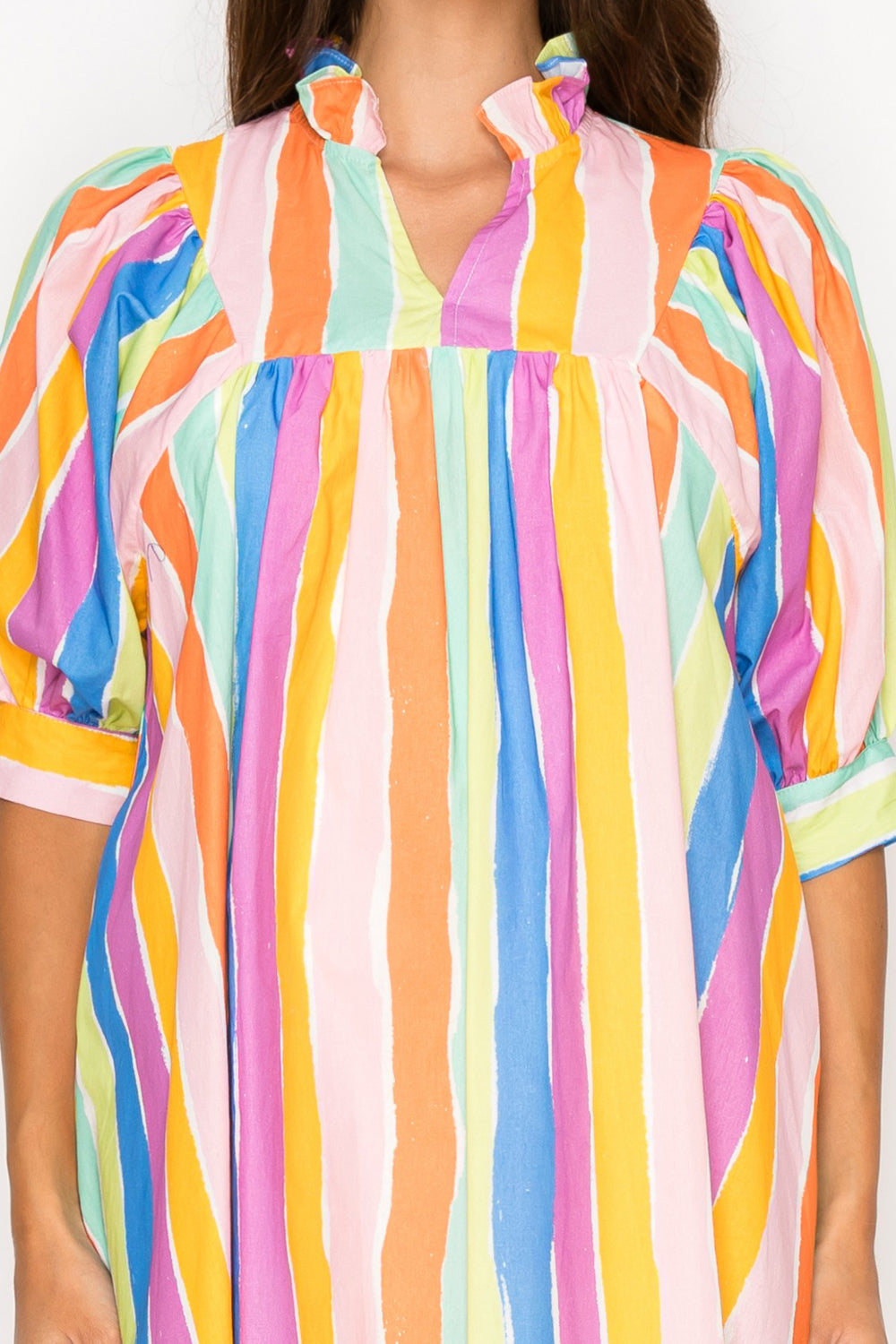 Sirena Stripe Short Dress
