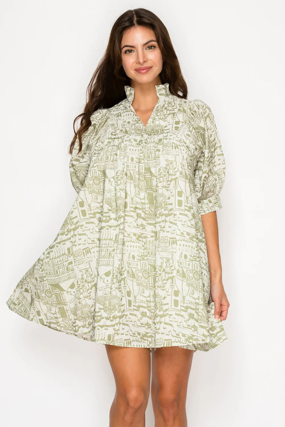 Verdant Bellezza Mini Dress