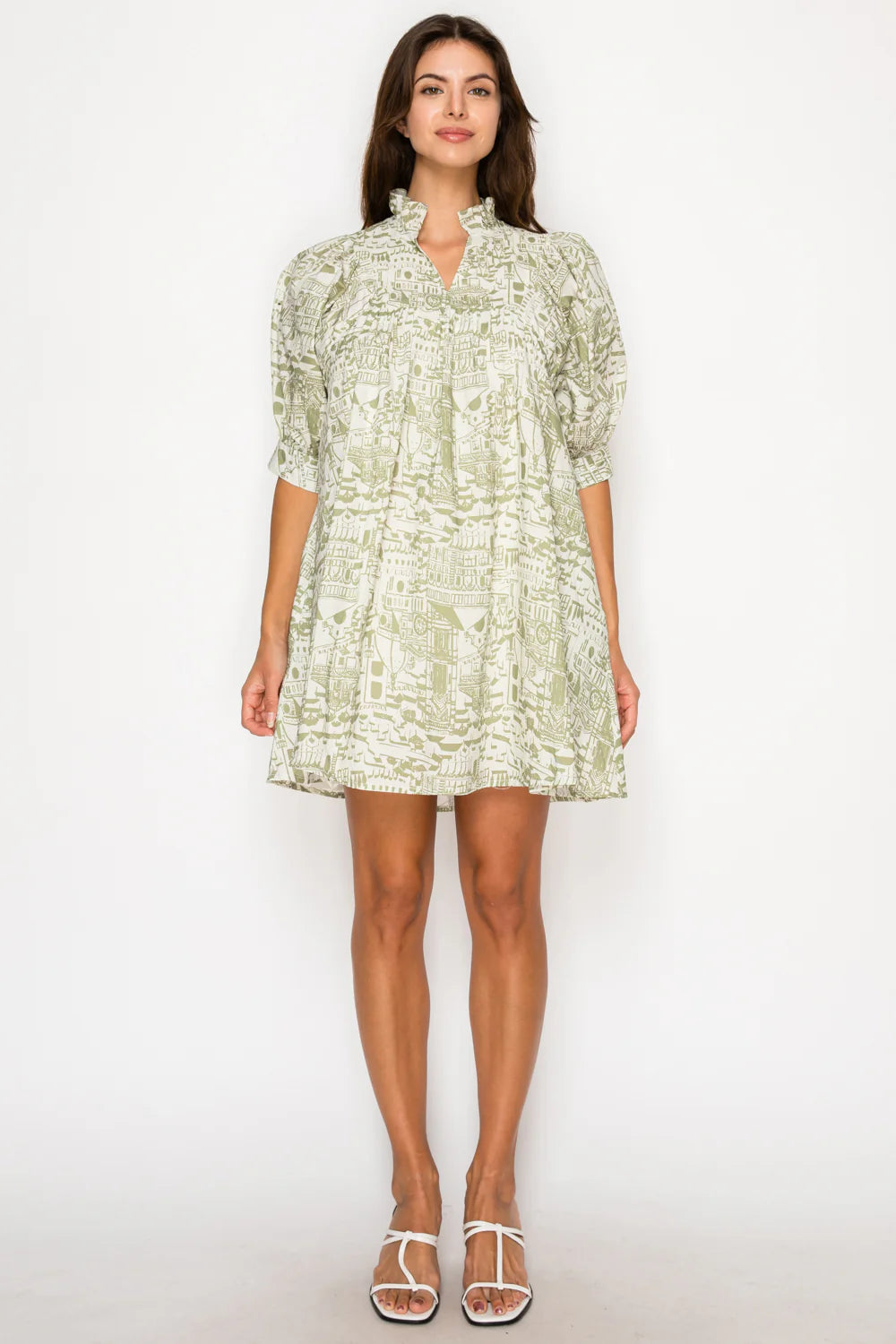 Verdant Bellezza Mini Dress