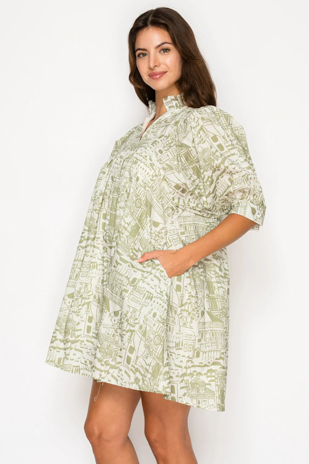 Verdant Bellezza Mini Dress