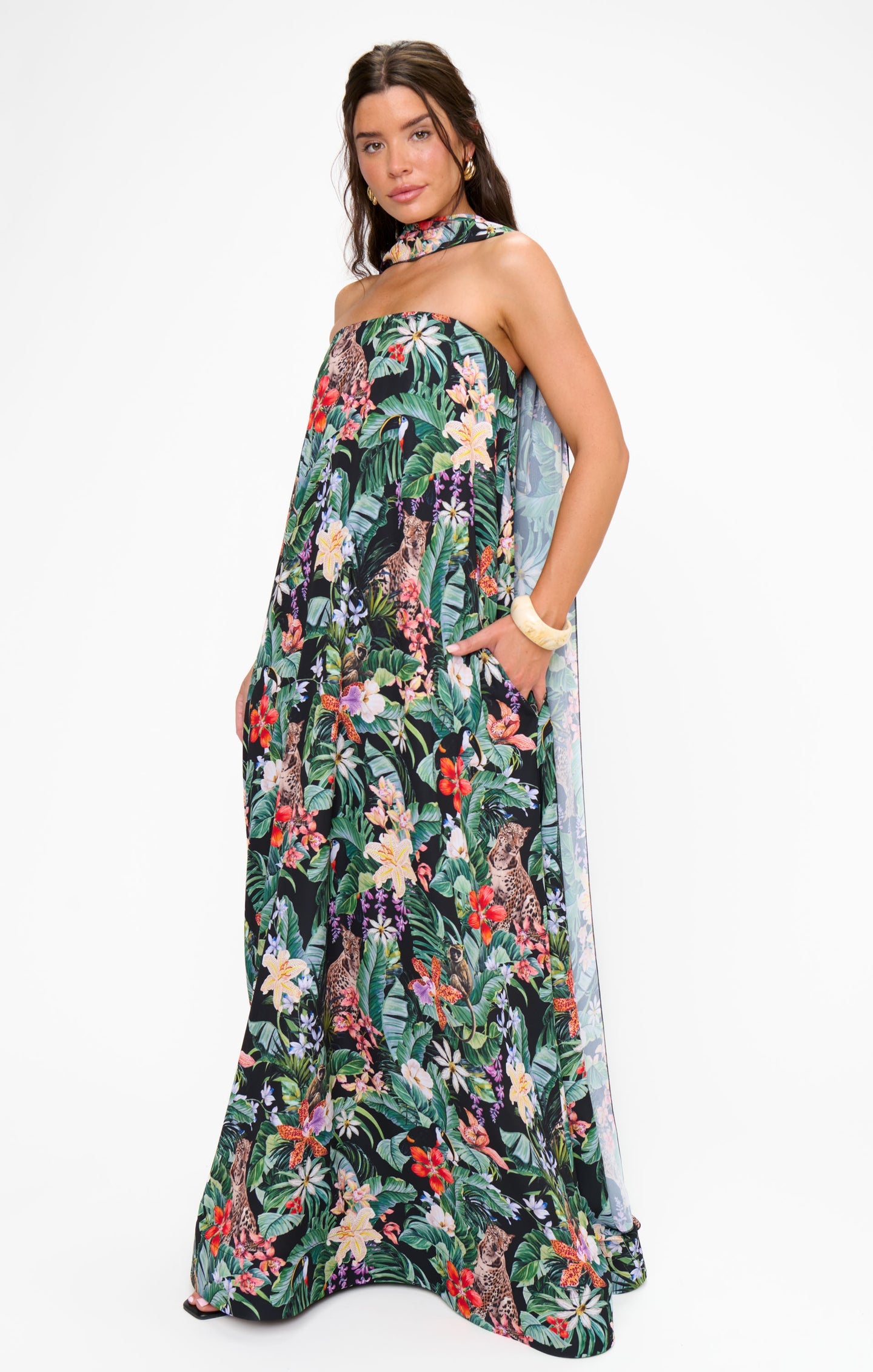 Jungle Mirage Tinsley Tube Dress