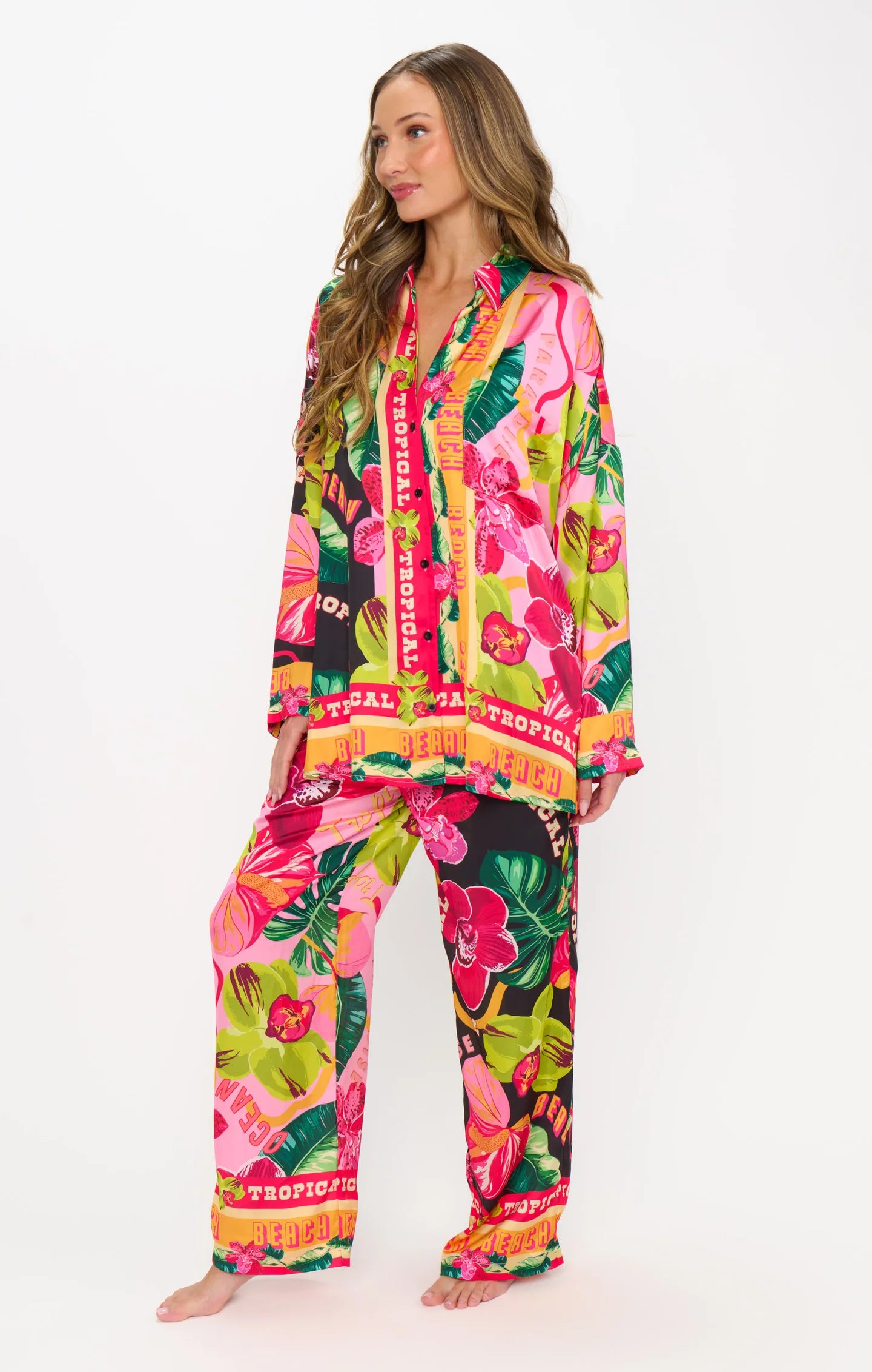 Hot Tropic Nights Sleep In PJ Set