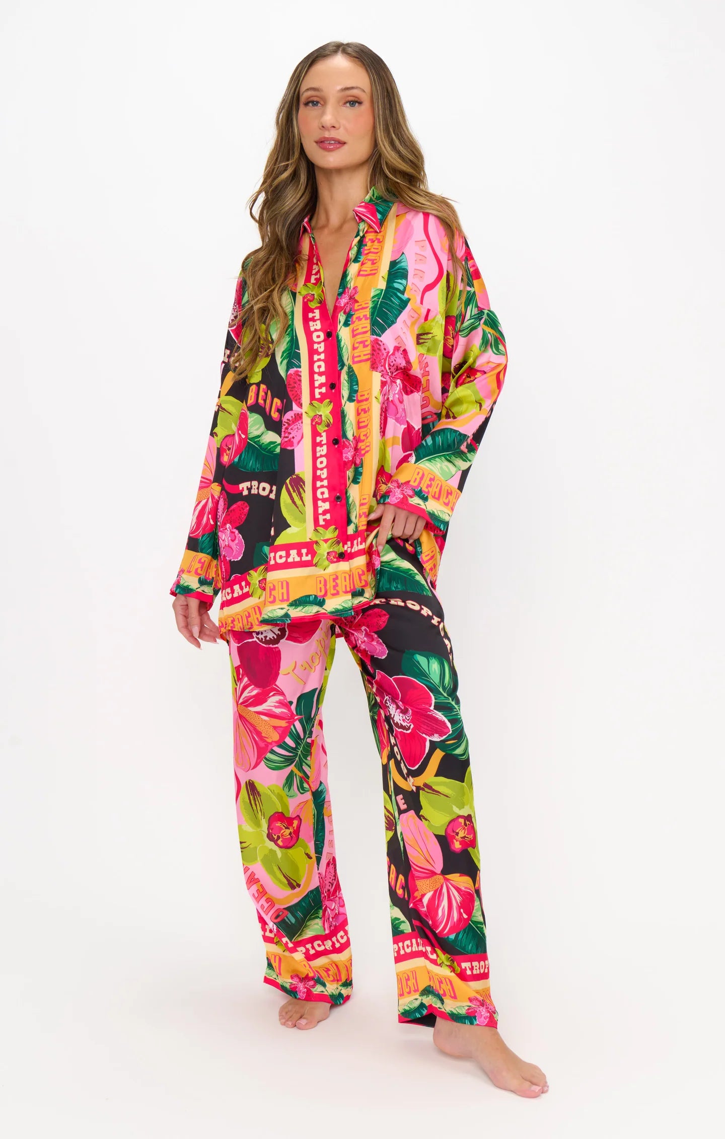 Hot Tropic Nights Sleep In PJ Set