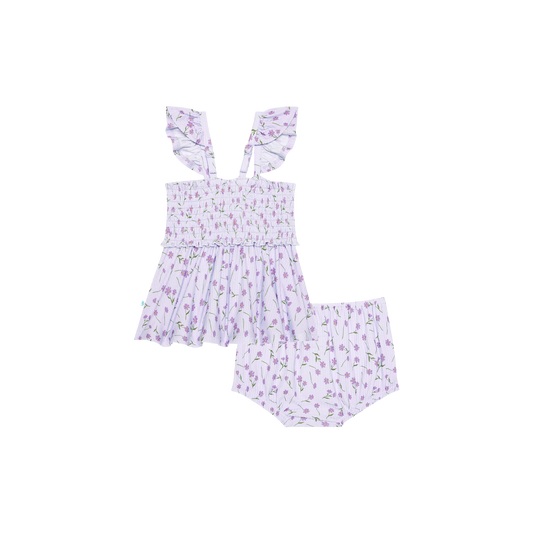 Jeanette Smocked Bloomer Set