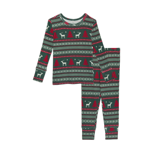 Conjunto de pijama clásico Holiday Fair Isle