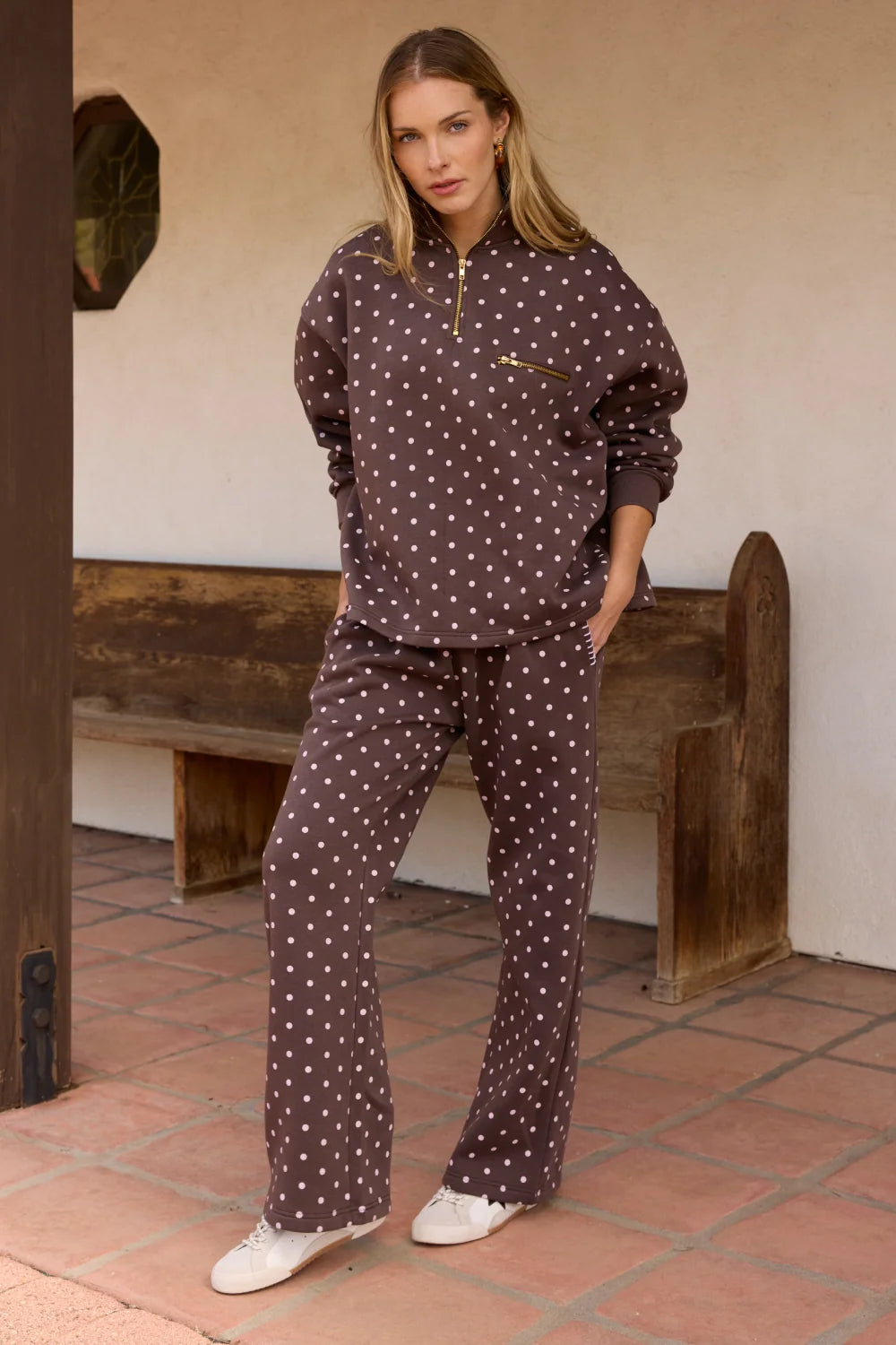 Spotted Sutton Fleece Quarter Zip