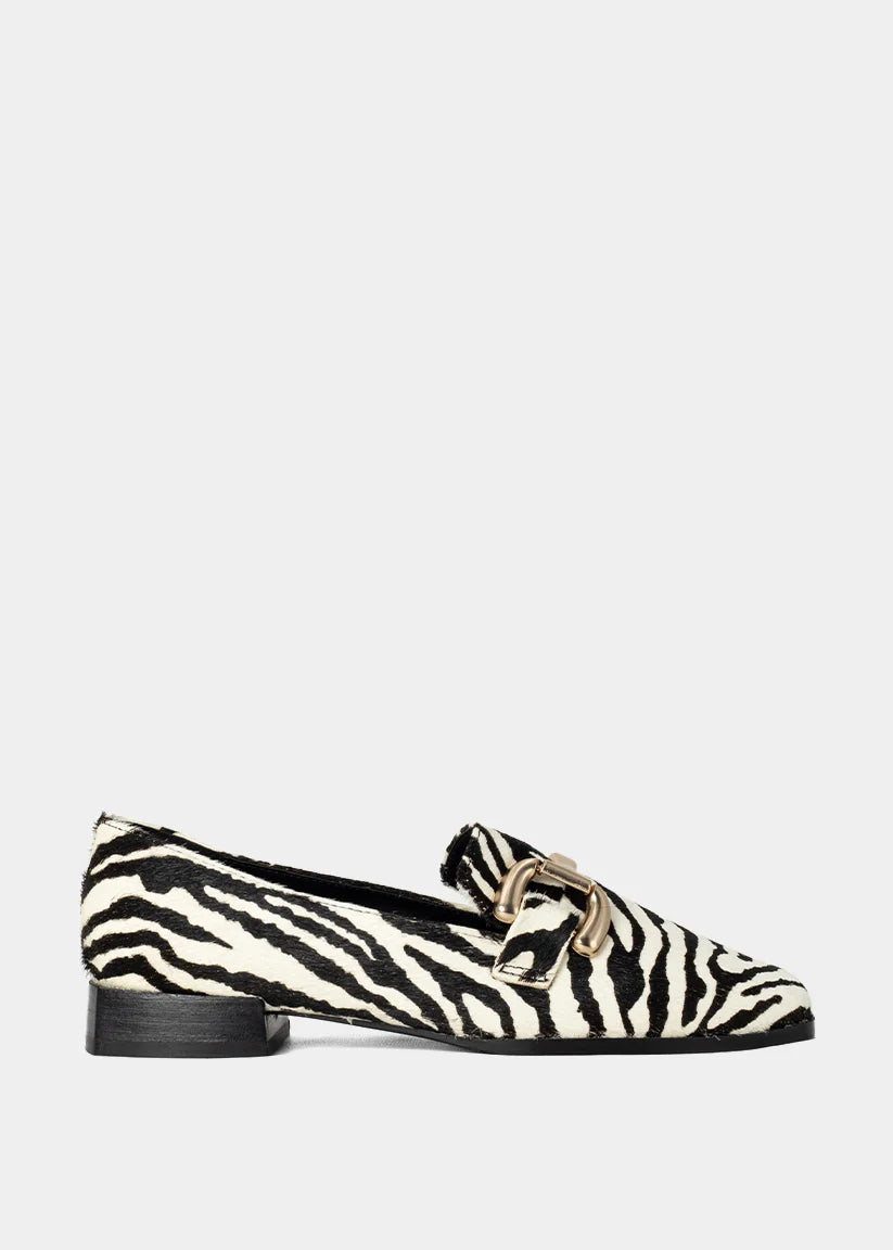 Therese Zebra Hair Loafer