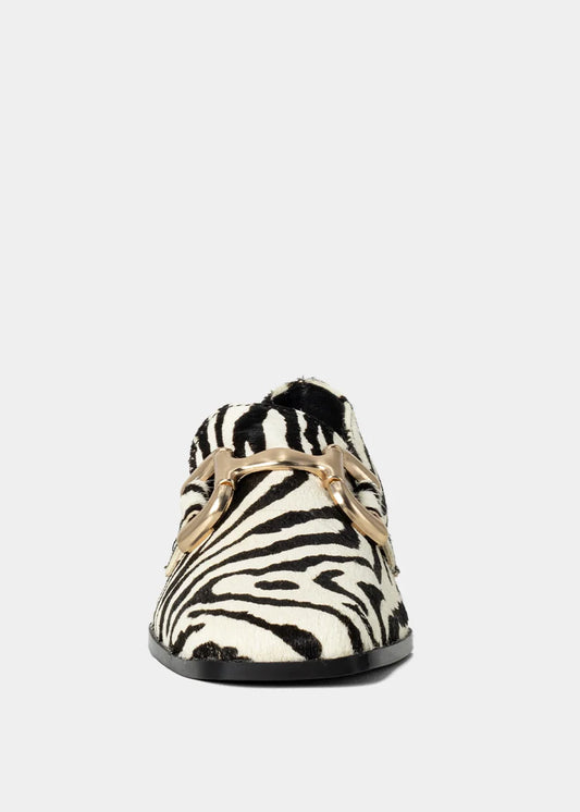 Therese Zebra Hair Loafer