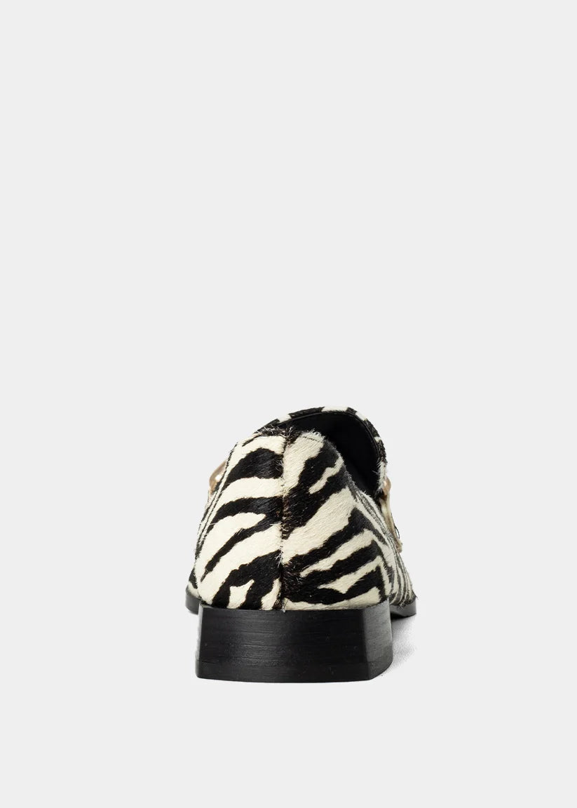 Therese Zebra Hair Loafer