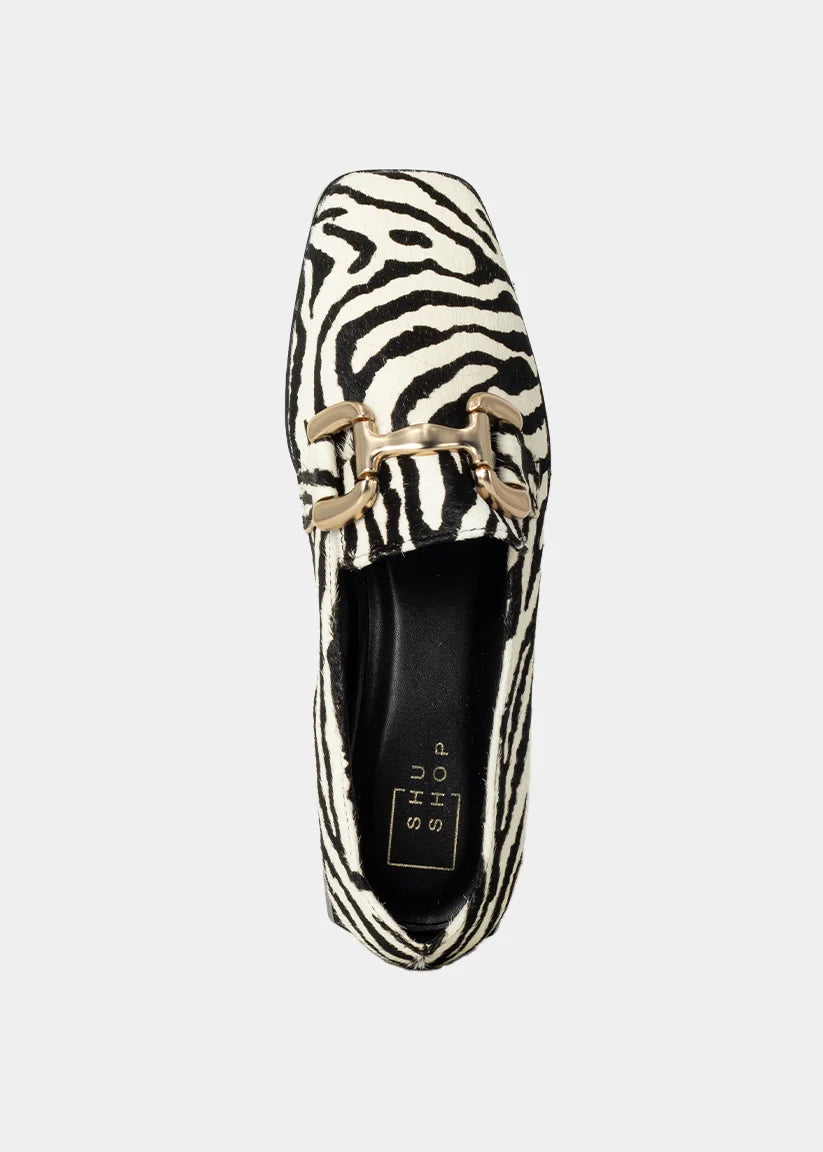 Therese Zebra Hair Loafer