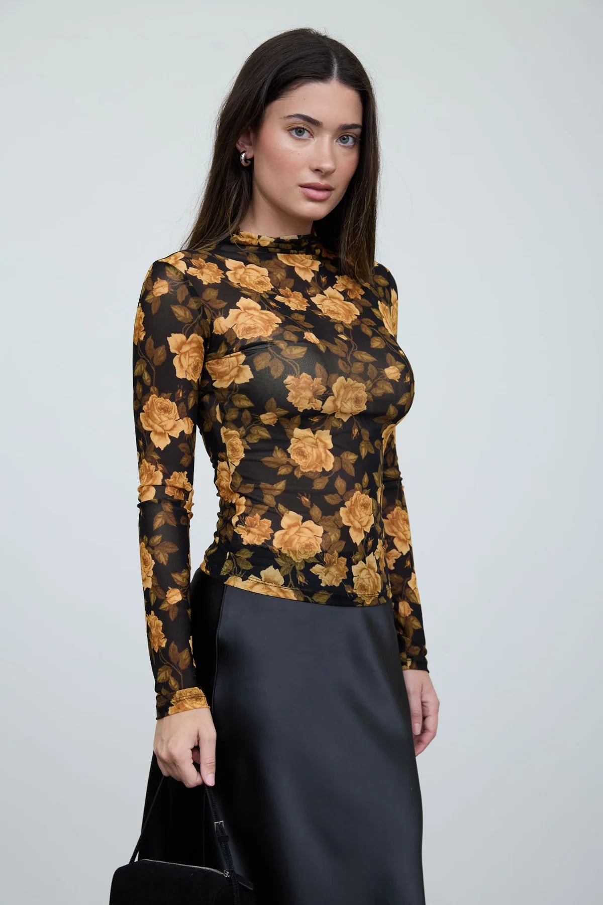 Golden Hour Romance Mesh Long Sleeve