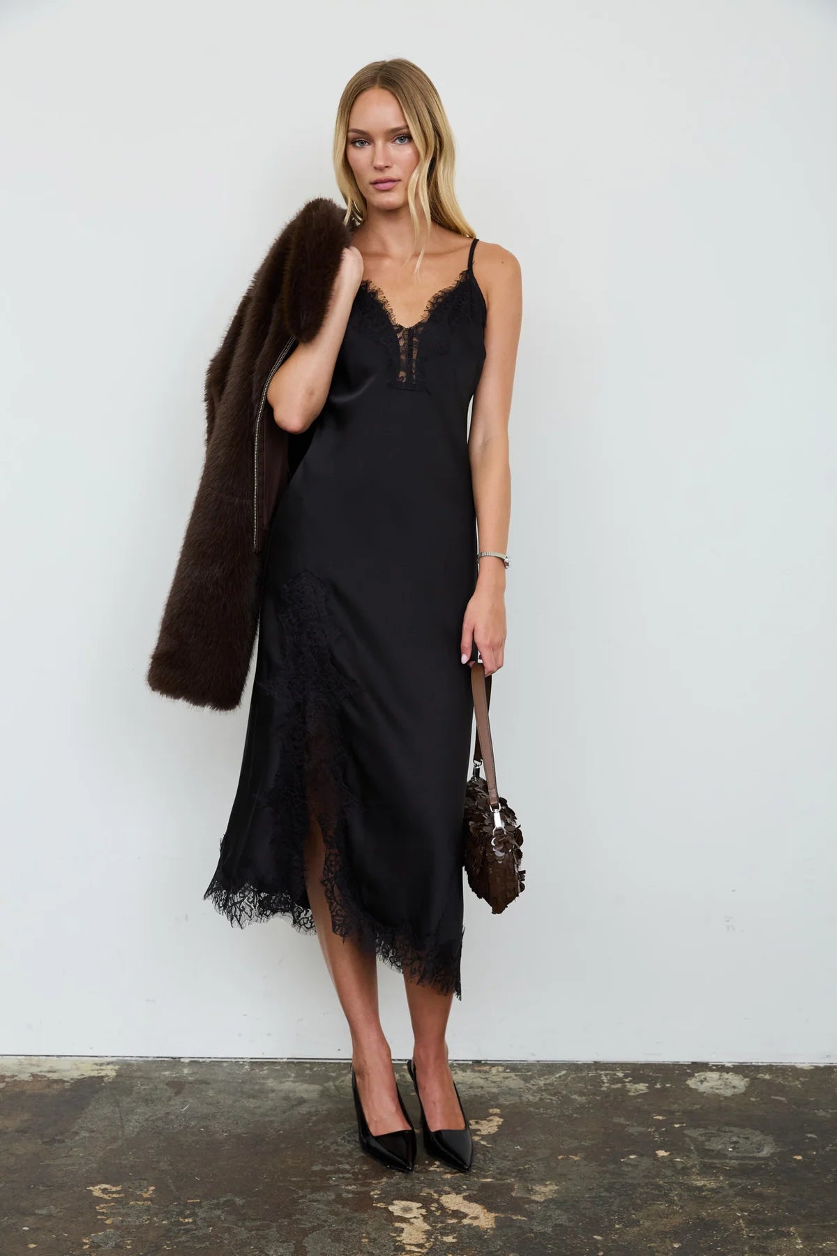 Dahlia Lace Midi Dress