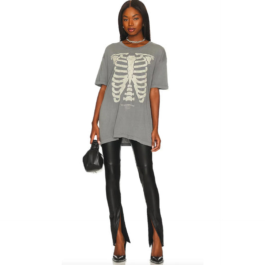 Spooky Skelly Oversized Tee