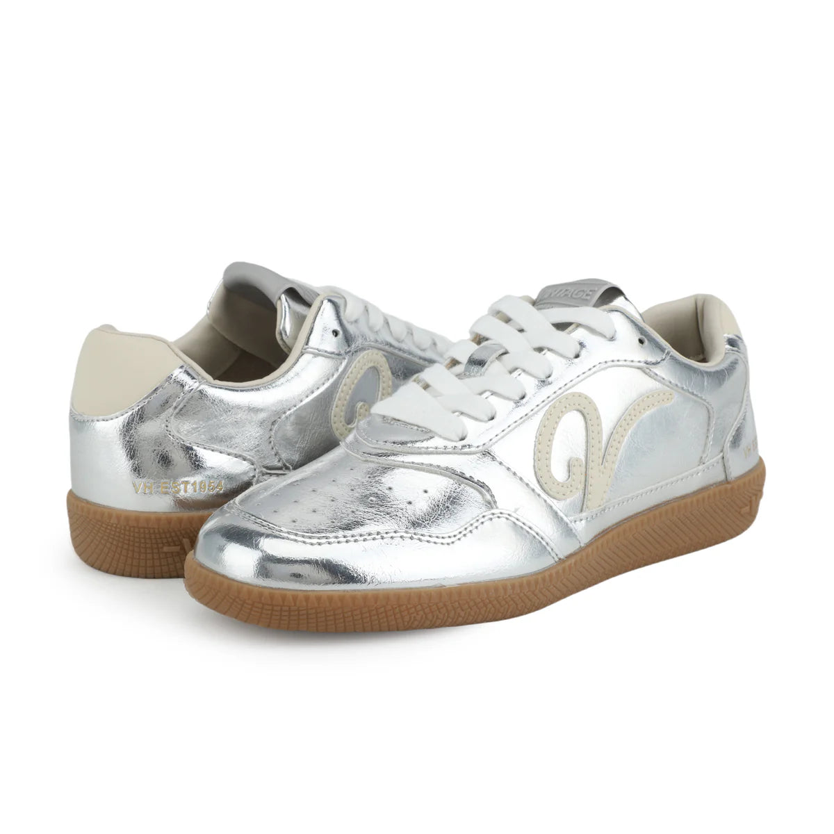 Whiz Washed Silver Sneaker