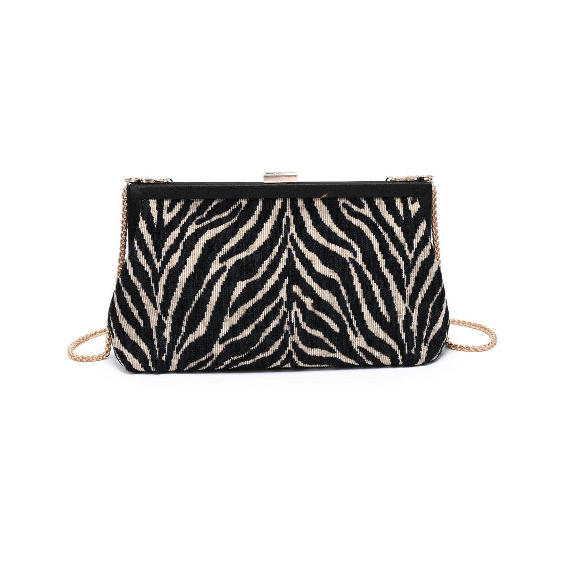 Samira Zebra Evening Bag