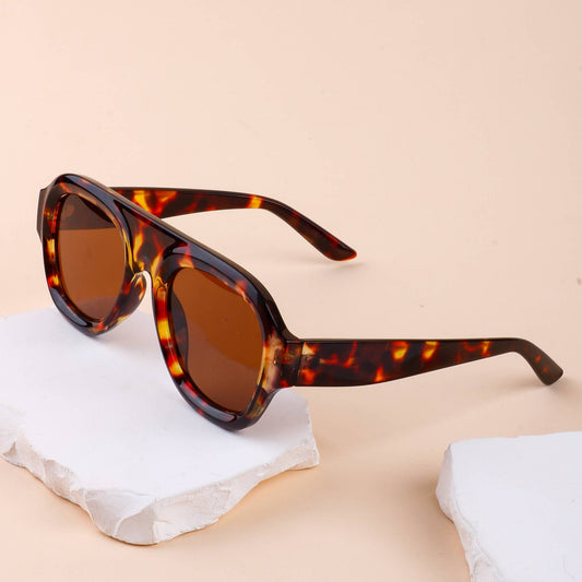 Retro Large-Frame Sunglasses