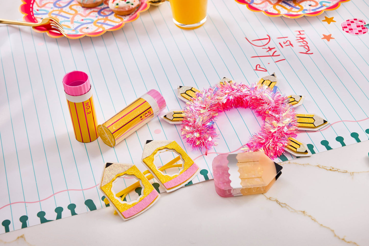 Pencil Hair Claw Clip