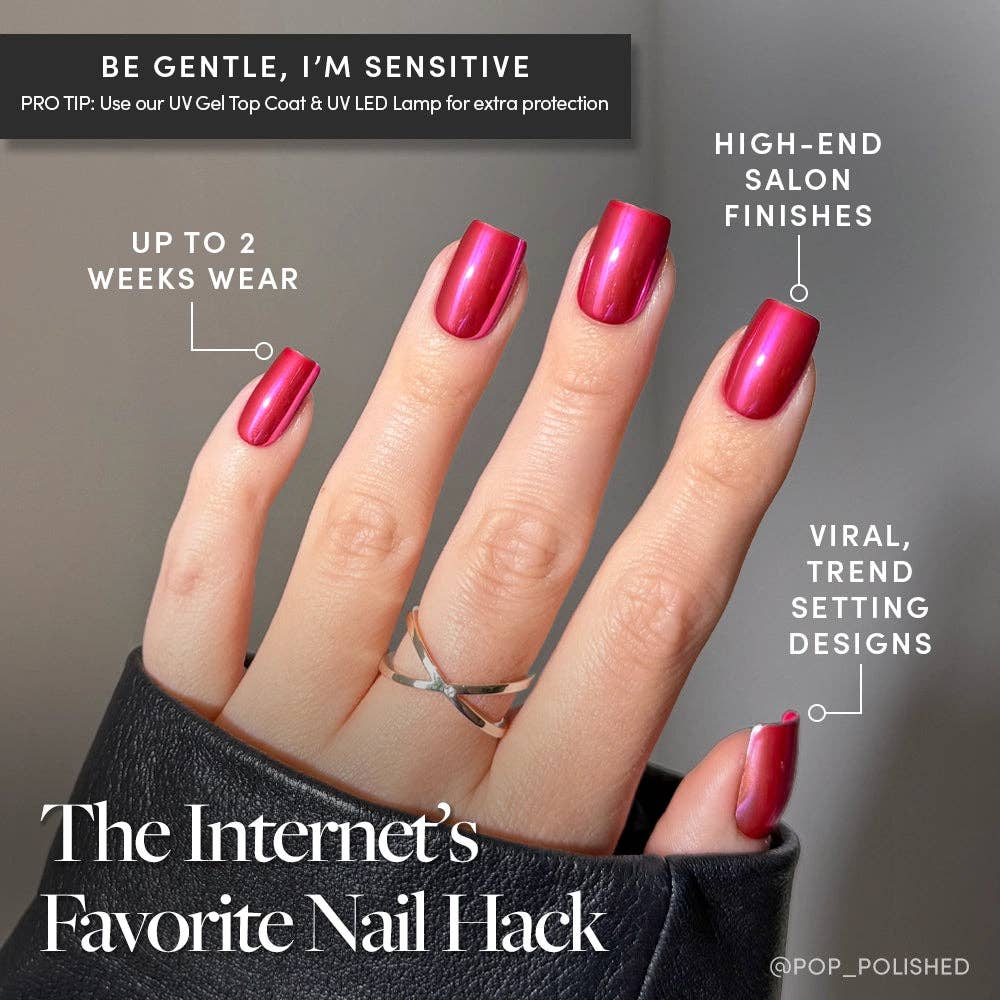 Glamnetic Pink Alloy Nails