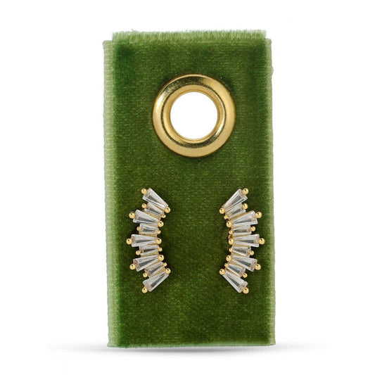 Curved Baguette Studs