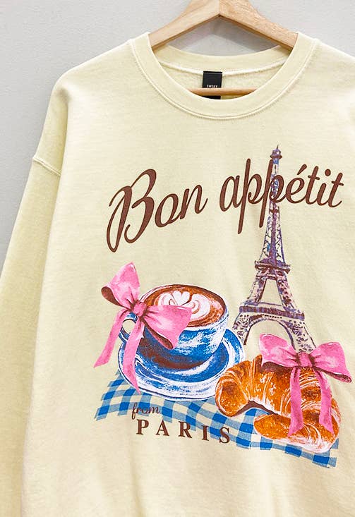 Bon Appetit Paris Sweatshirt