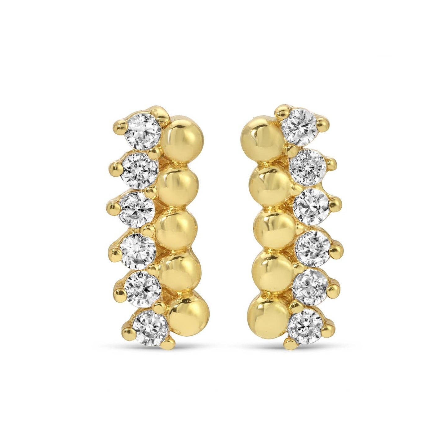 Delicate Dots & Cz Studs