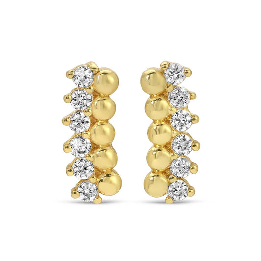 Delicate Dots & Cz Studs