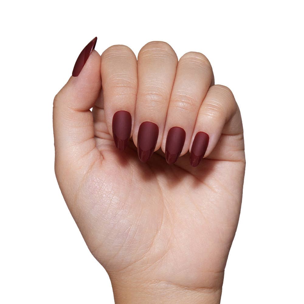 Merlot Press-On Nails