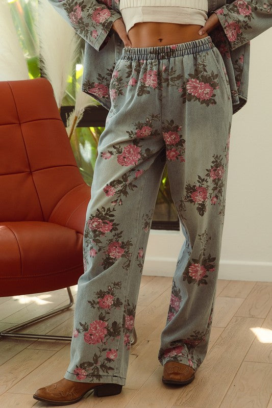 Flower Child Denim Pants