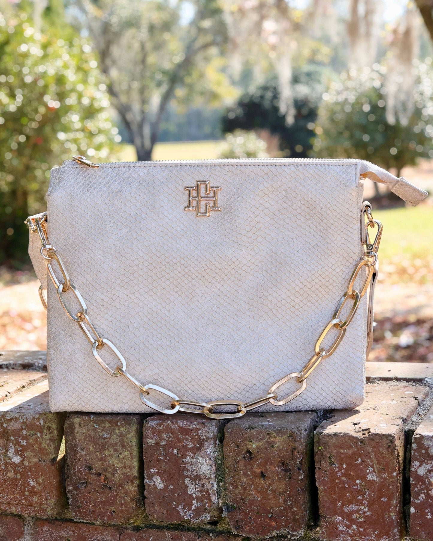 Ariana Crossbody Shimmer Champagne