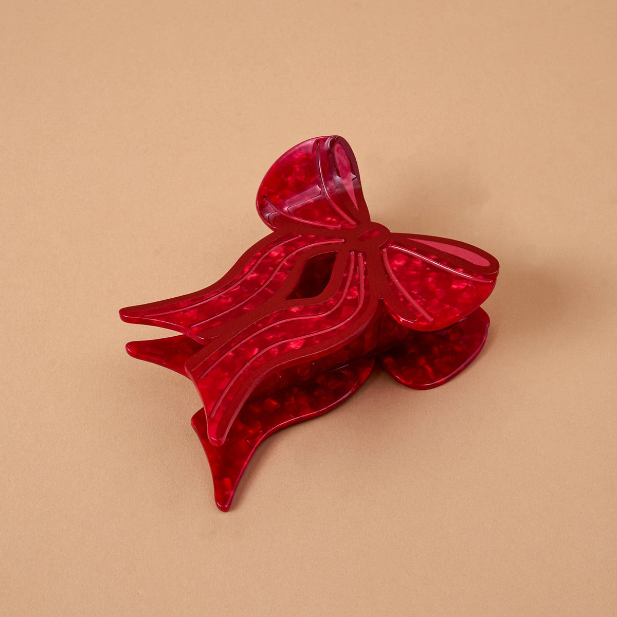 Claw Clip-Red Bow