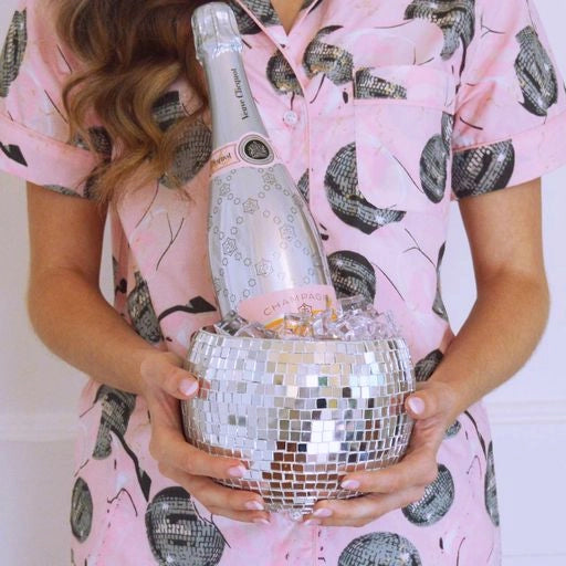 Disco Party Pj Set with Shorts & Short Sleeve Top