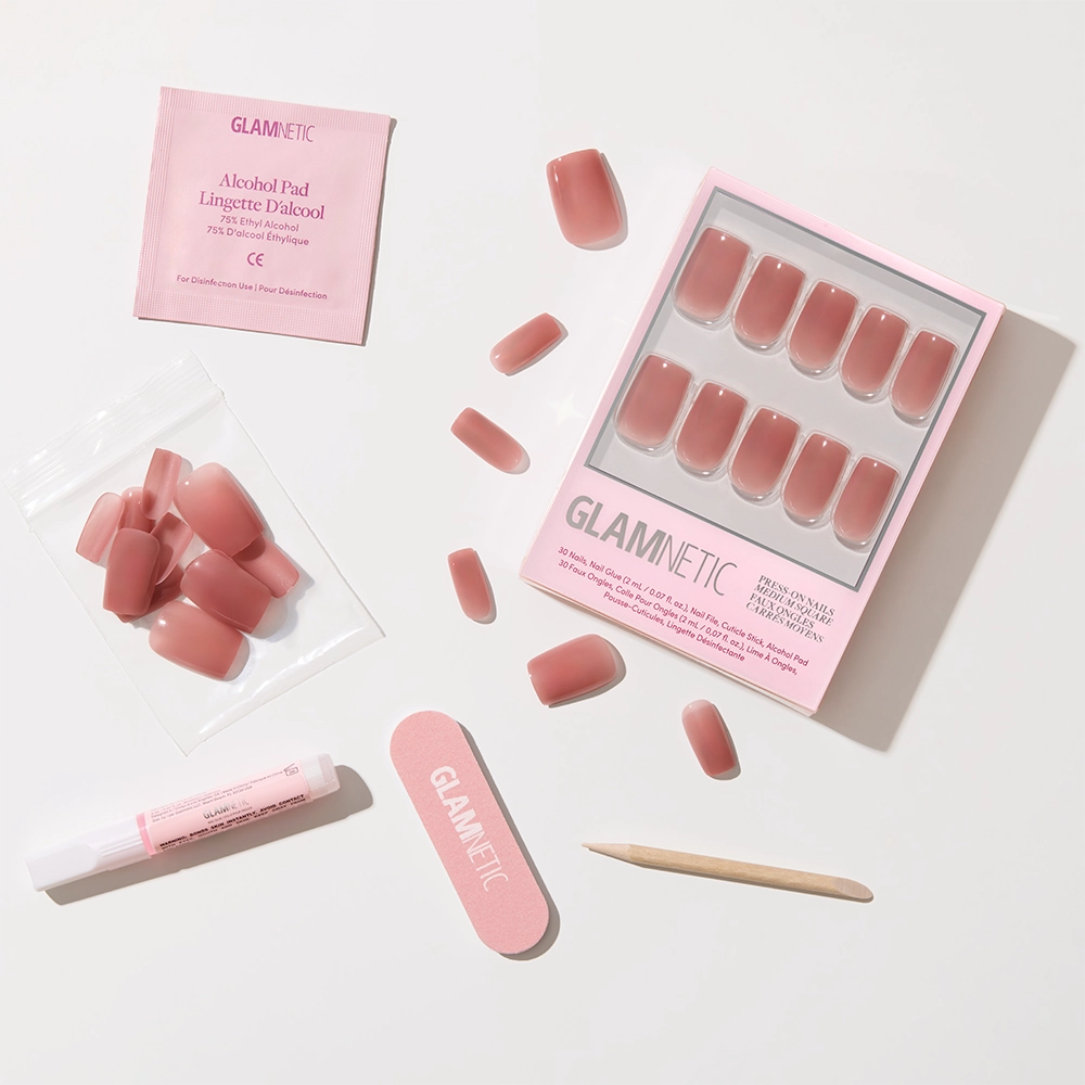 Glamnetic Dusty Pink Nails