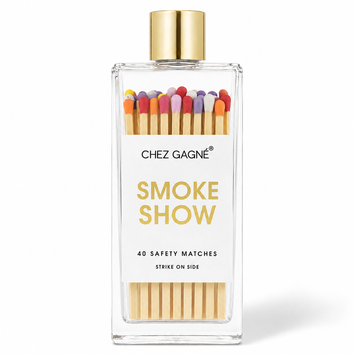Smokeshow - Glass Bottle Matches, Funny Gift