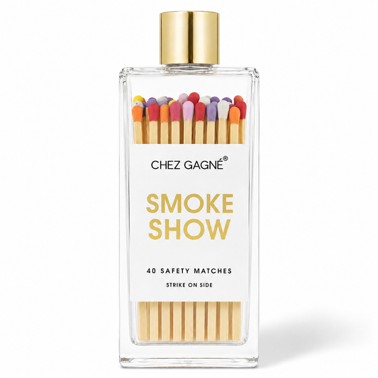 Smokeshow - Glass Bottle Matches, Funny Gift