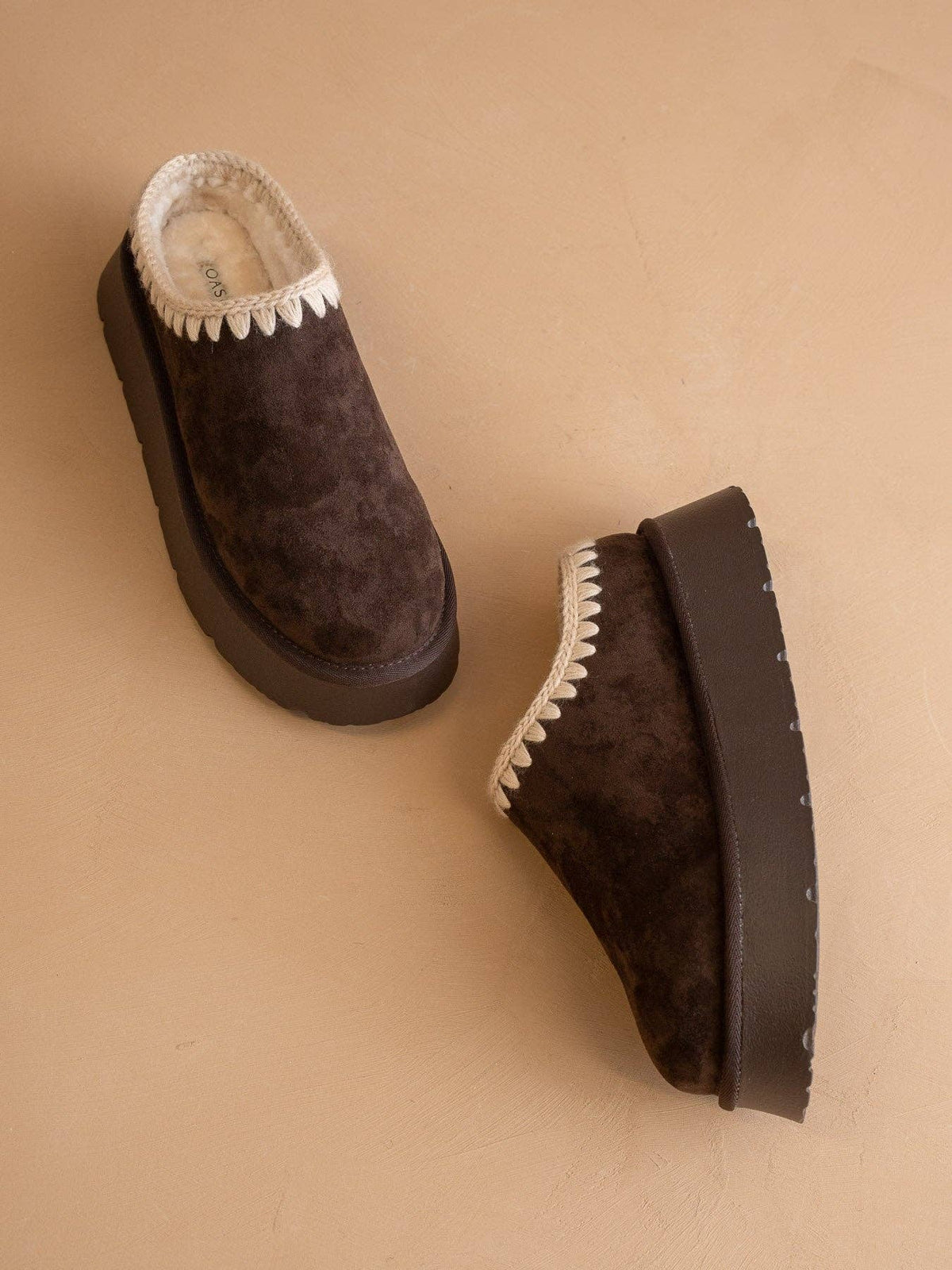The Brandi Coffee Platform Mule Slipper