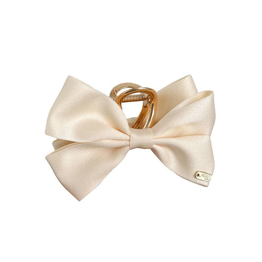 Satin Bow Hair Claw