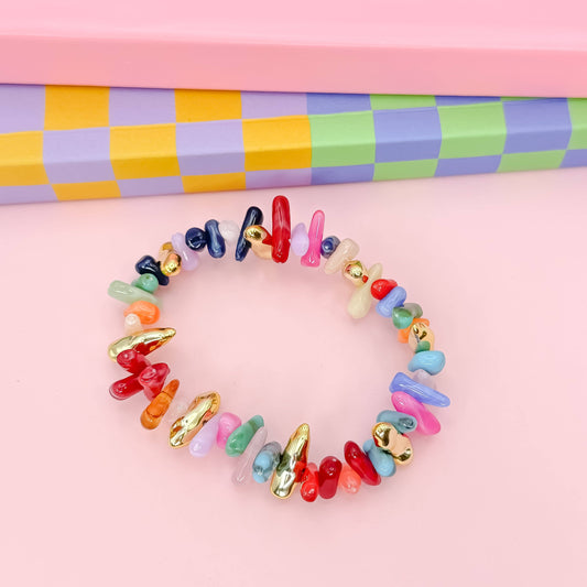 Happy little Things Beaded Bracelet